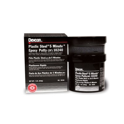 DEVCON Plastic Steel 5 Minute Putty (SF) - 1 lb