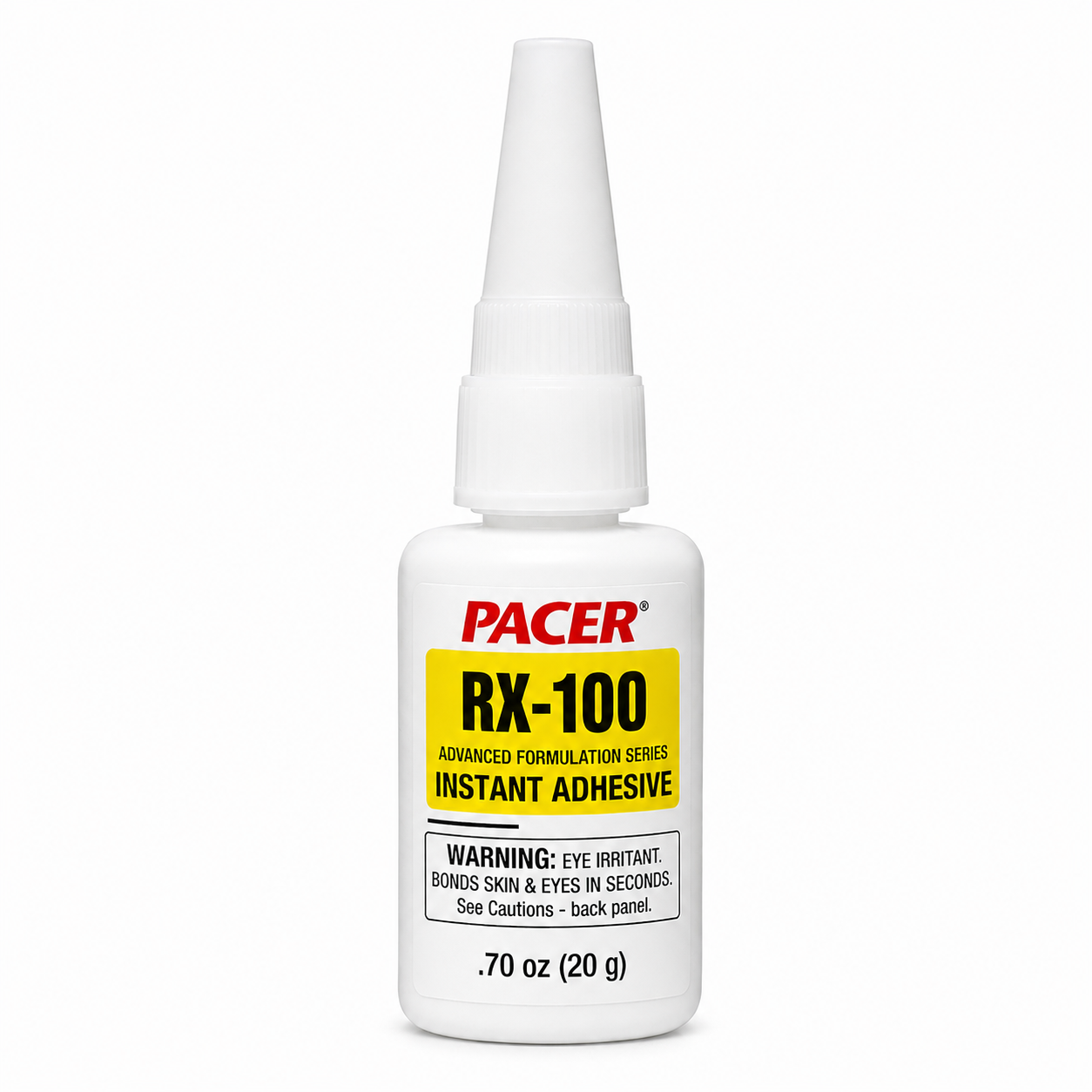 Pacer RX-100 range extended cyanoacrylate adhesive 20 gram bottle
