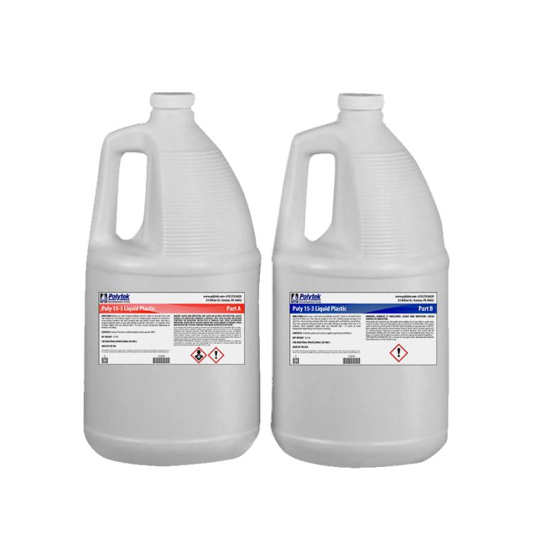 Polytek Poly 15-3 Polyurethane Liquid Plastic-20 lb Kit
