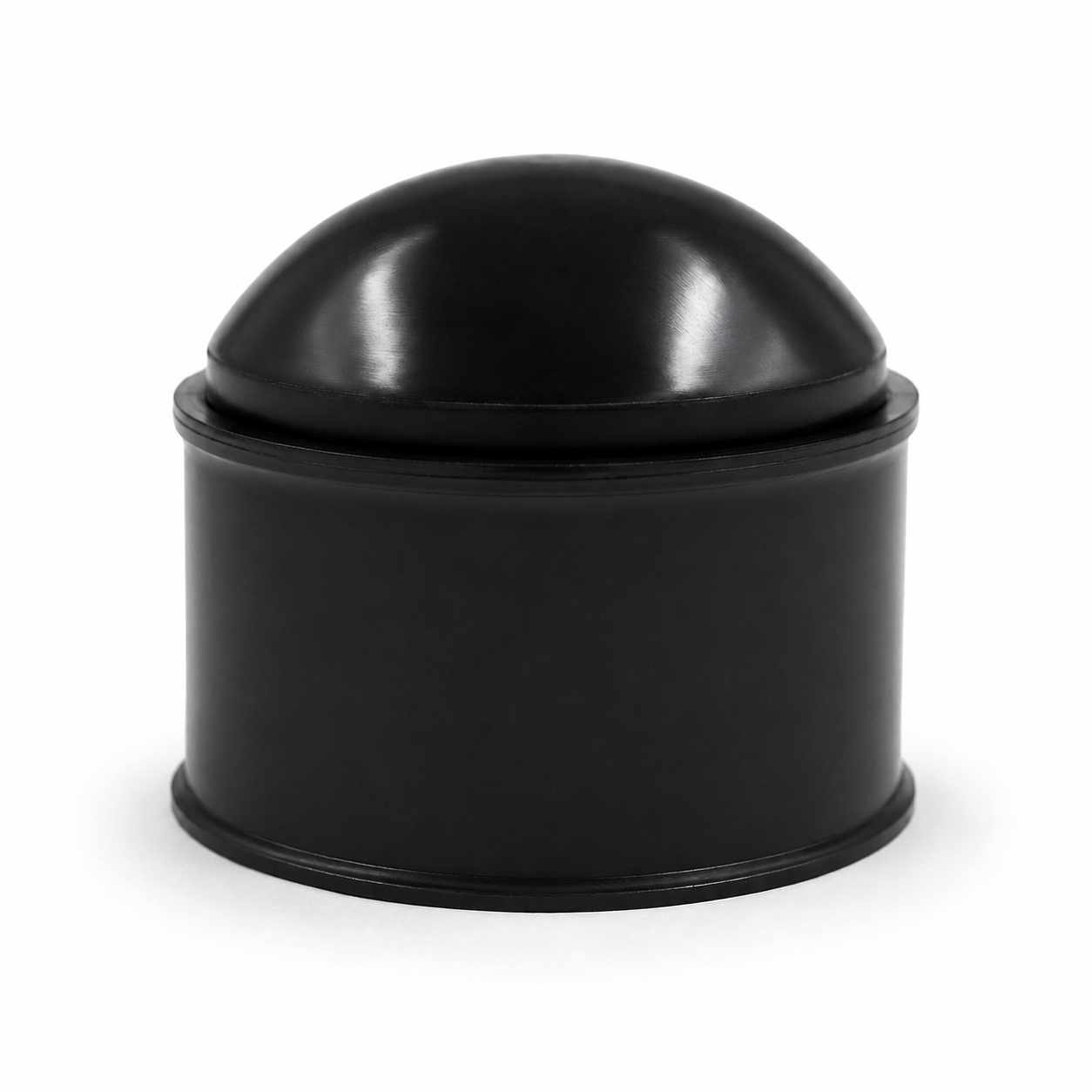 Black Techcon TS1P plunger shown front-facing on a white background.