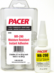 Pacer MR-290 Moisture Resistant Cyanoacrylate Adhesive - 1 lb (453 g) Bottle