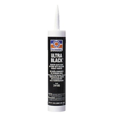 PERMATEX ULTRA BLACK Max Oil Resistance Gasket Maker - 13 oz. cartridge