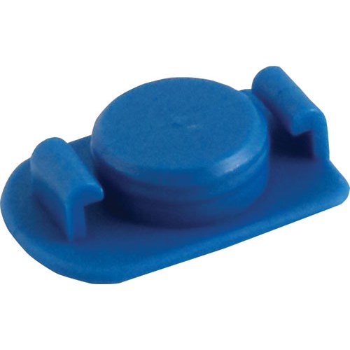 Techcon 700 Series 10cc Blue End Caps, 50 Pack