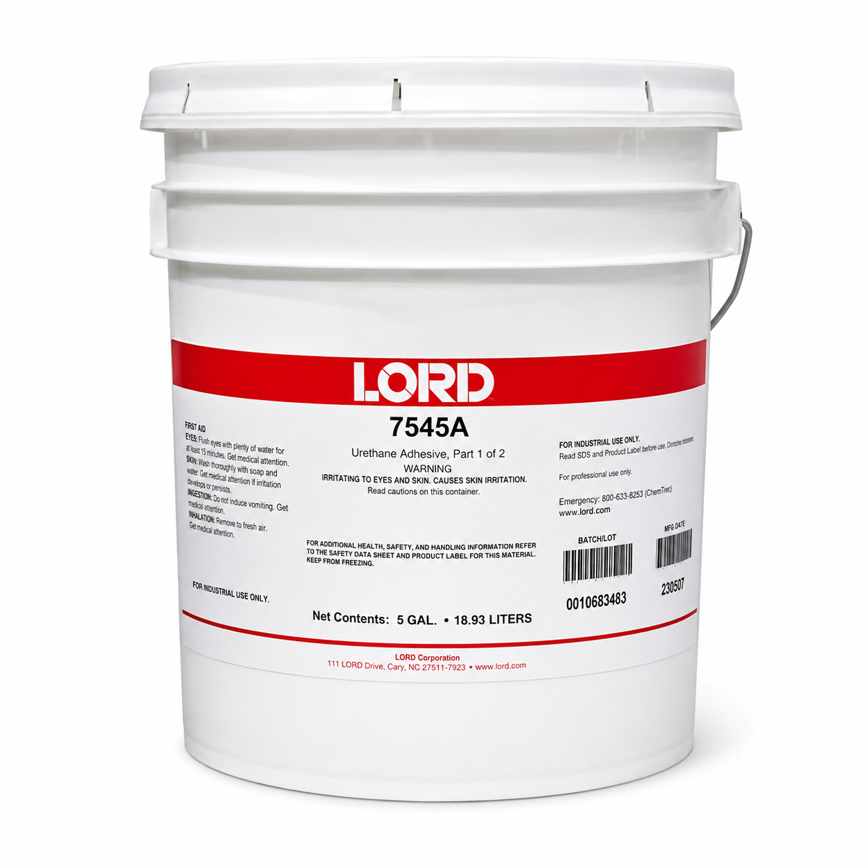 Parker LORD 7545A Urethane Adhesive A-Side Pail