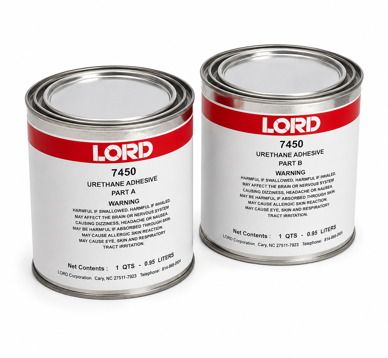 Parker LORD 7450 A/B Urethane Adhesive Quart Kit