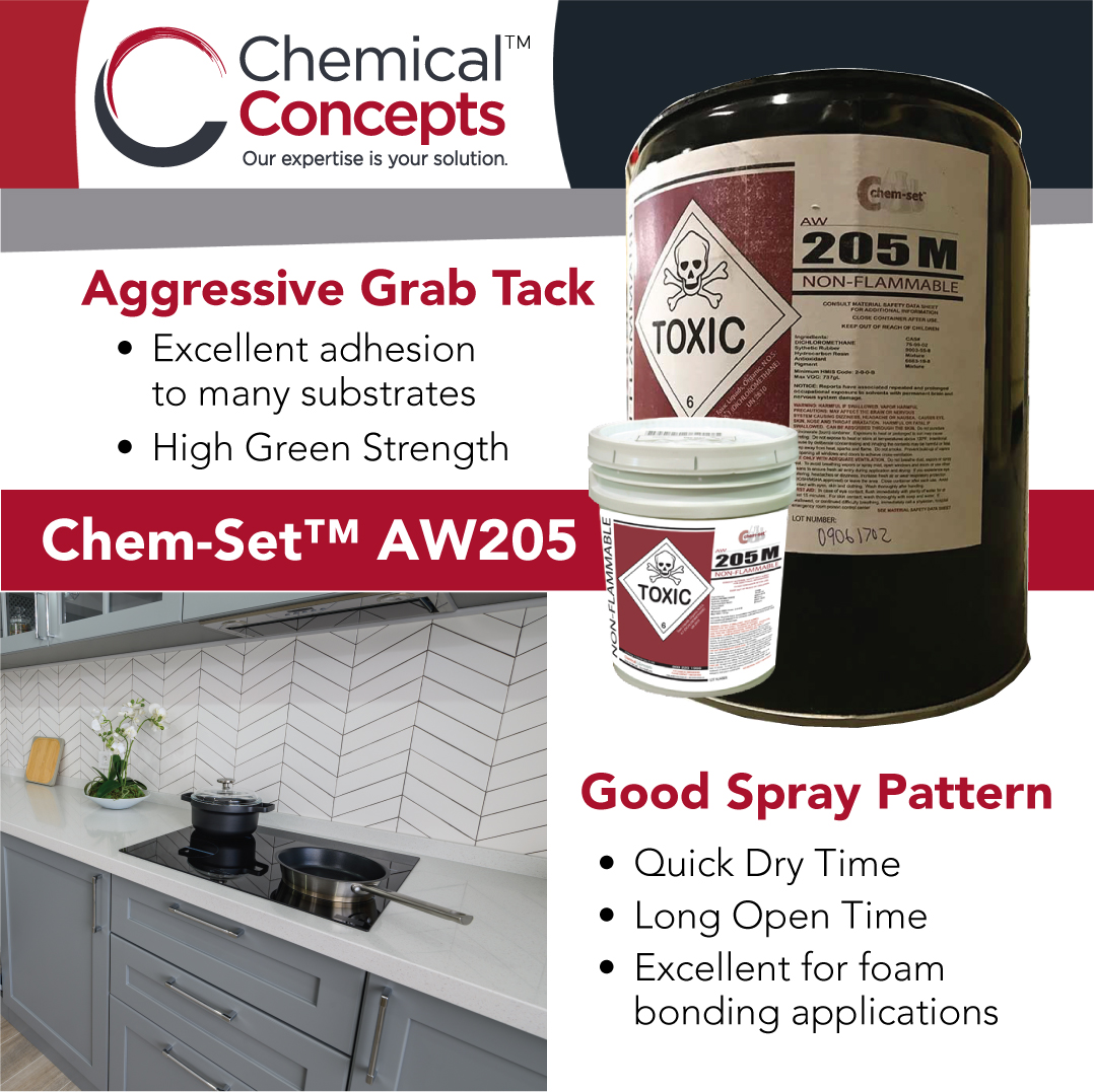 ChemSet 205M Clear NonFlammable Contact Adhesive