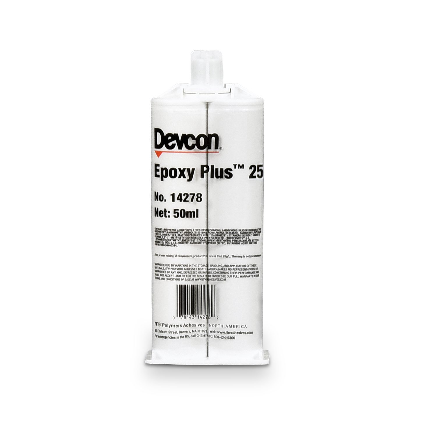 Devcon Epoxy Plus 25 Grey Structural Adhesive, 50 mL