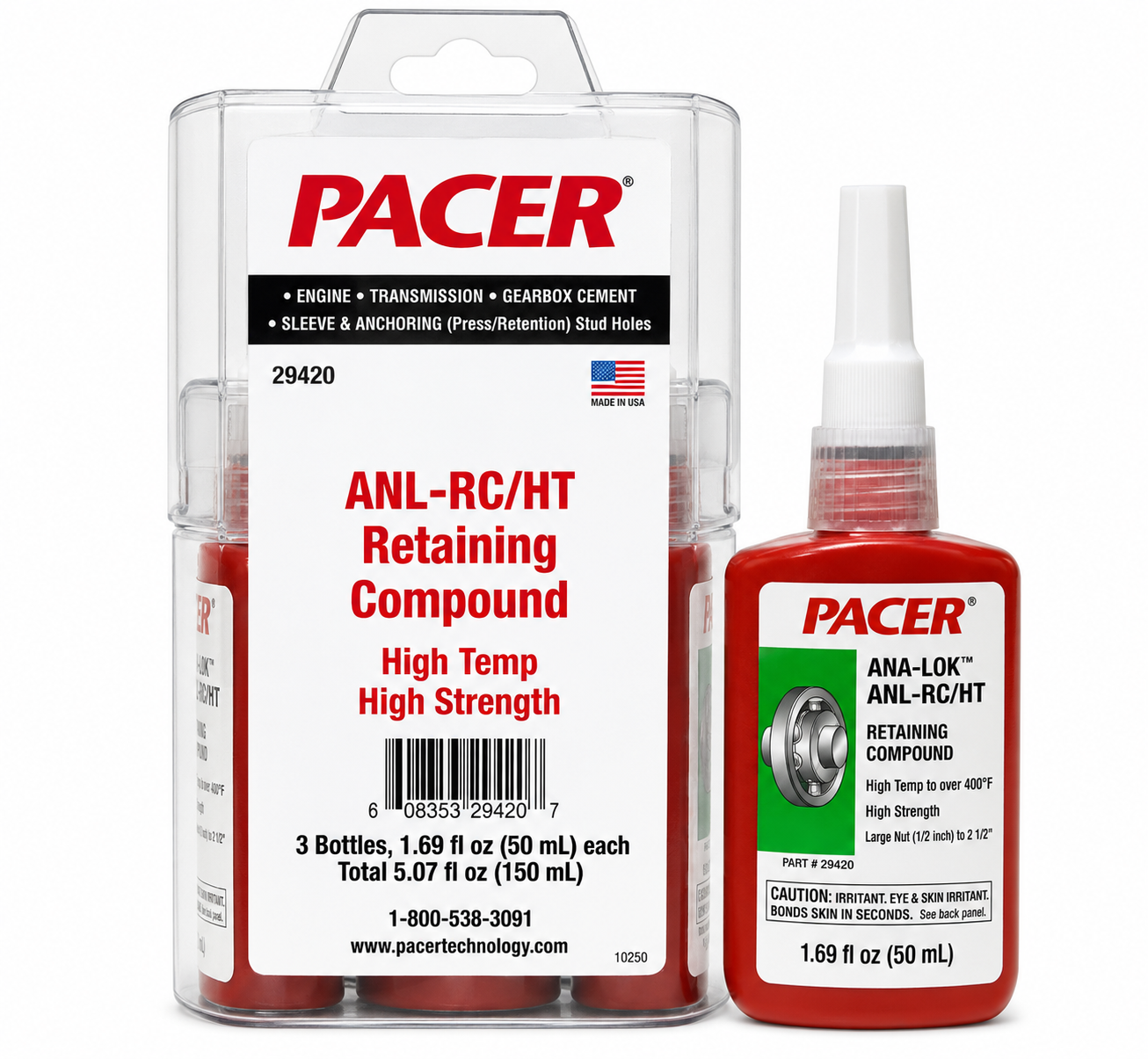 Pacer ANL-RC/HT High Temp Retaining Compound, 50 mL