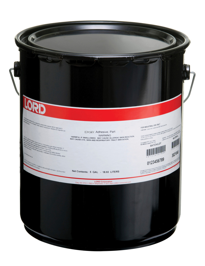 Lord 3052 PAIL Epoxy Adhesive LOT Chemical Concepts