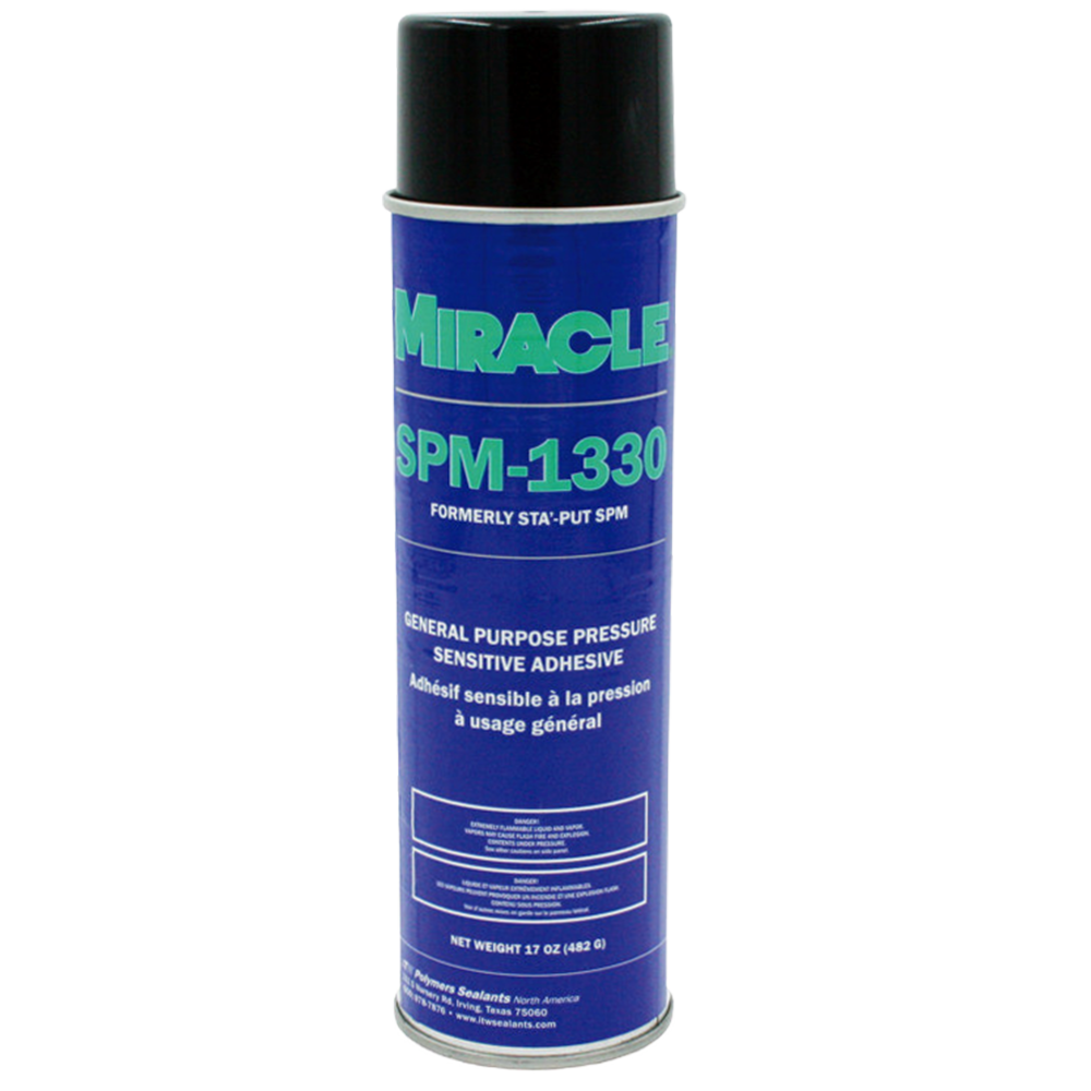 Miracle SPM-1330 High Temperature Flammable Aerosol Adhesive
