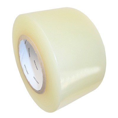 Jiggly Greenhouse Poly Patching Tape 4 x 49' Roll (Single Coated, 6 mil,  UV Stabilized)