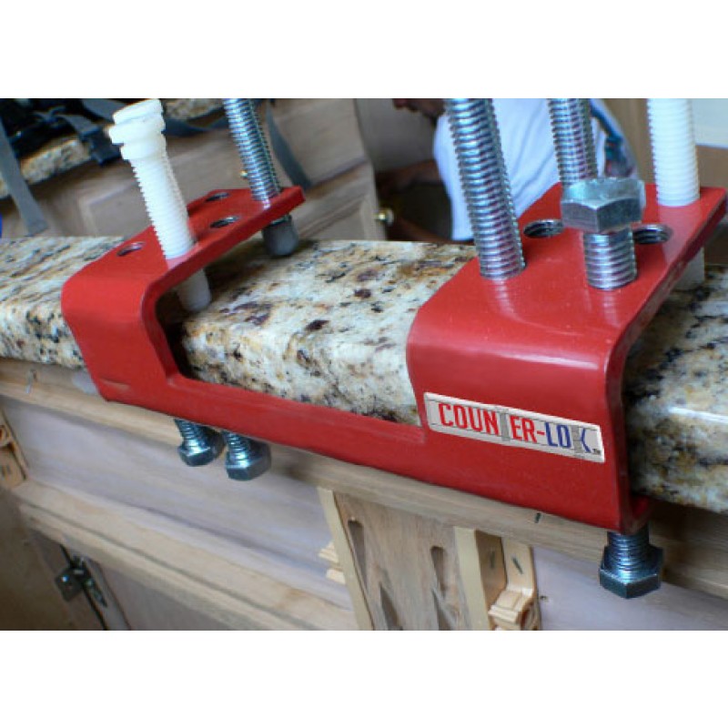 Counter-Lok stone fabrication leveling tool