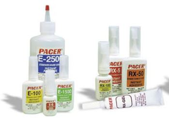 Pacer E-100 Medium Viscosity Cyanoacrylate Adhesive - 1 lb (453 g) Bottle