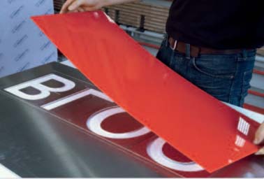 letter mounting