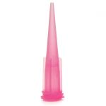 TAPER TIP, RIGID, 20G, OPAQUE PINK, QTY=50