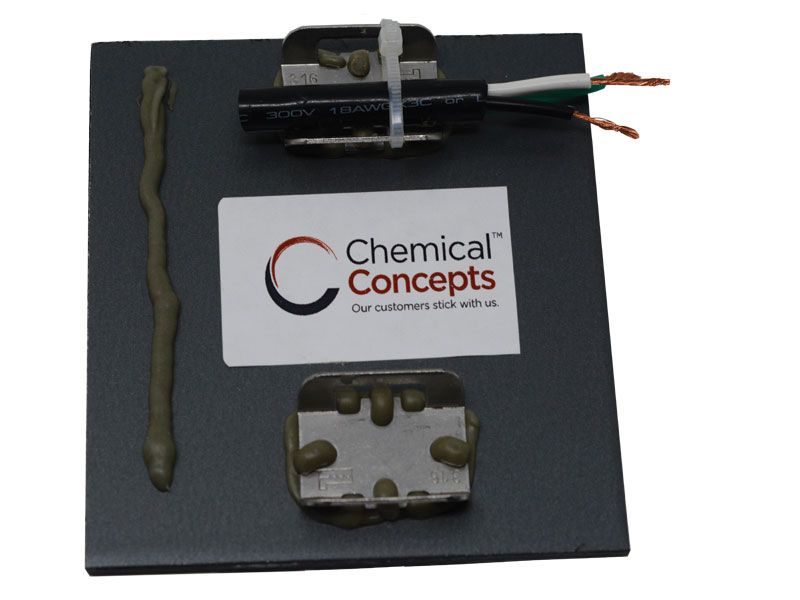 Chem-set Cable Tie Mount Bonding Fastener 316 Stainless Steel wire harness example