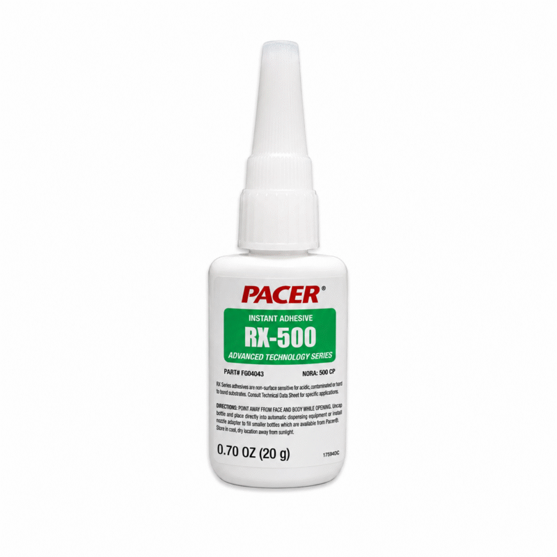 Pacer RX-500 range extended cyanoacrylate adhesive 20 gram bottle
