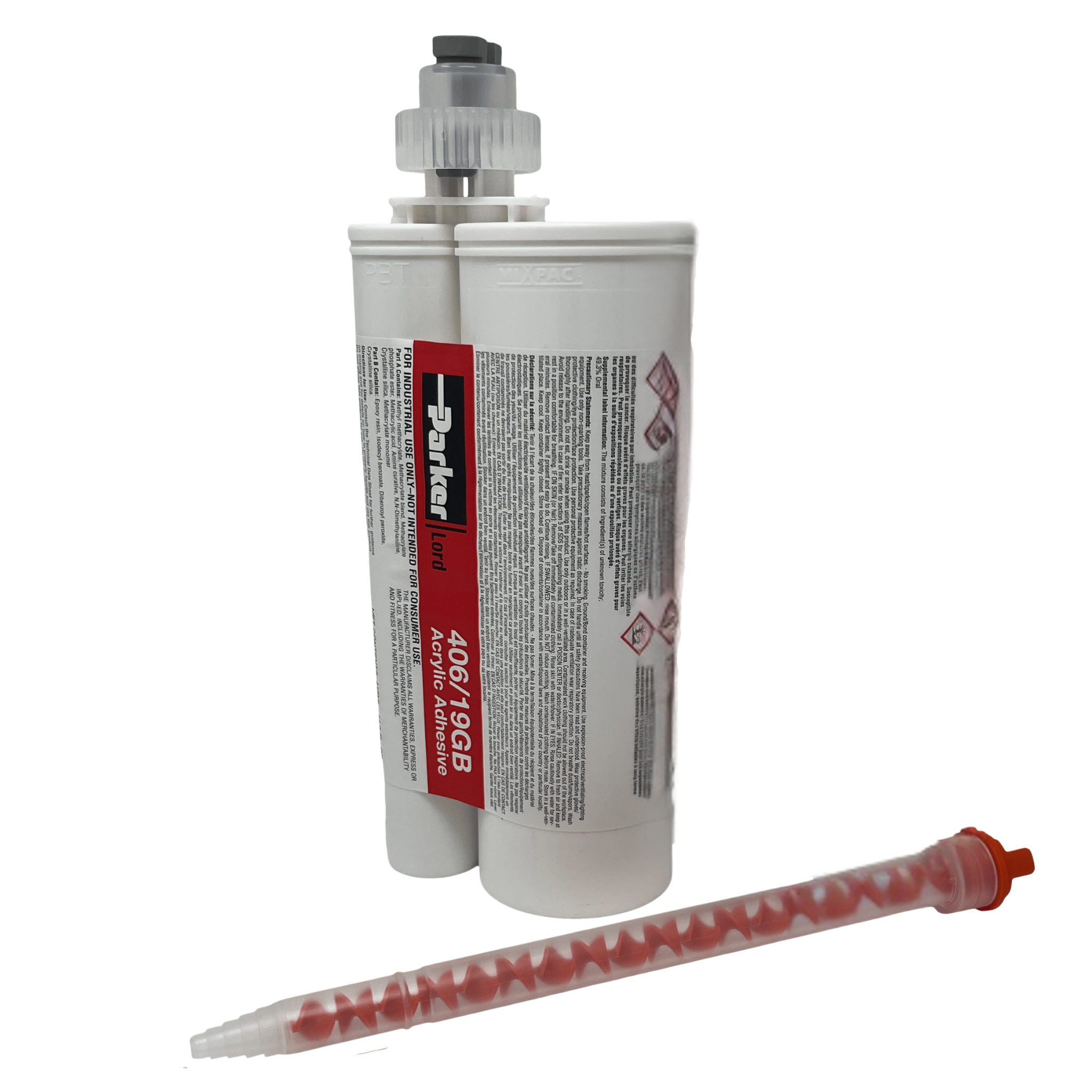 LORD 406/19GB (4:1) Acrylic Adhesive w/ Glass Beads - Chemical