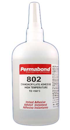 Permabond 802 High-Temperature Cyanoacrylate Adhesive