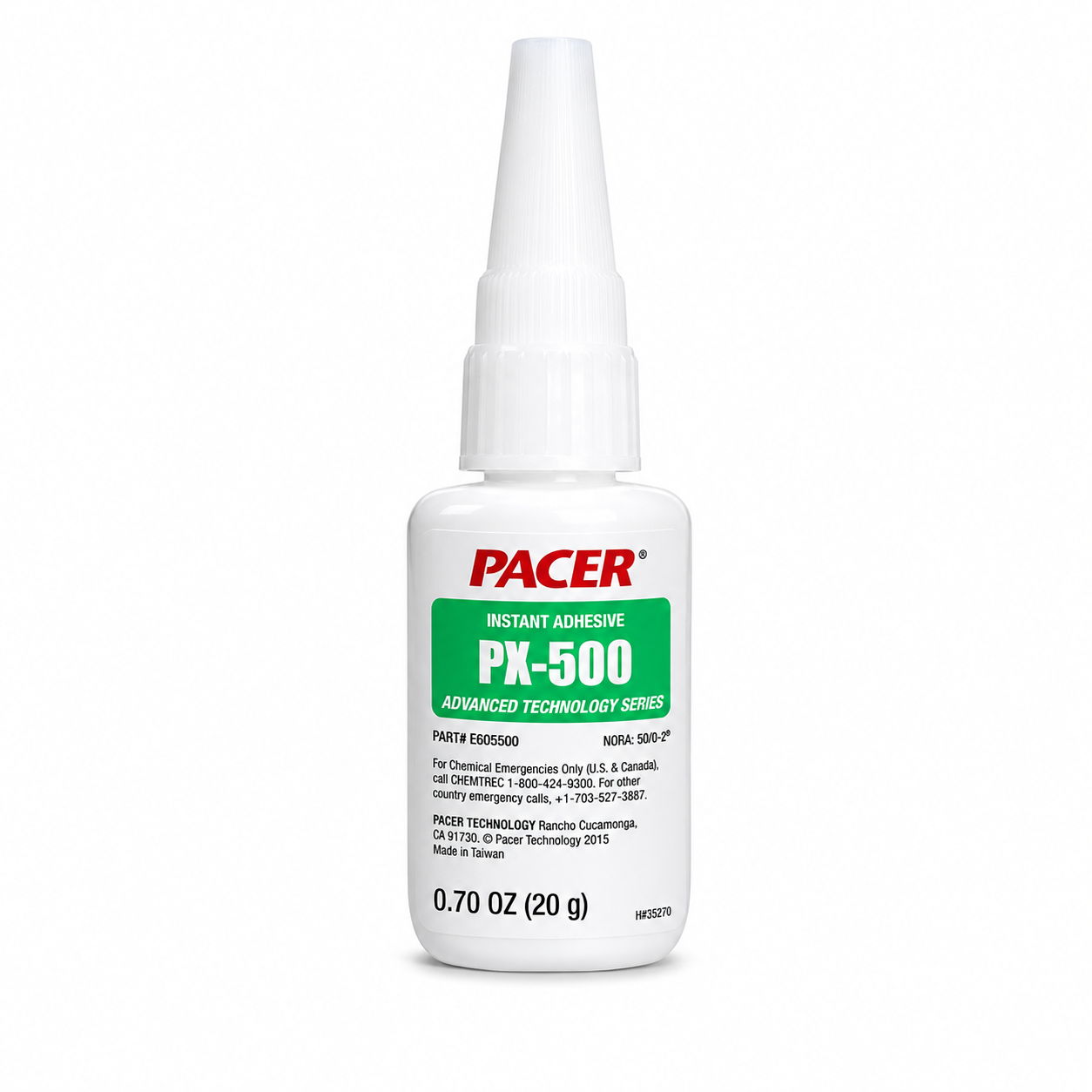 Pacer PX-500 Plastic Performance Cyanoacrylate Adhesive