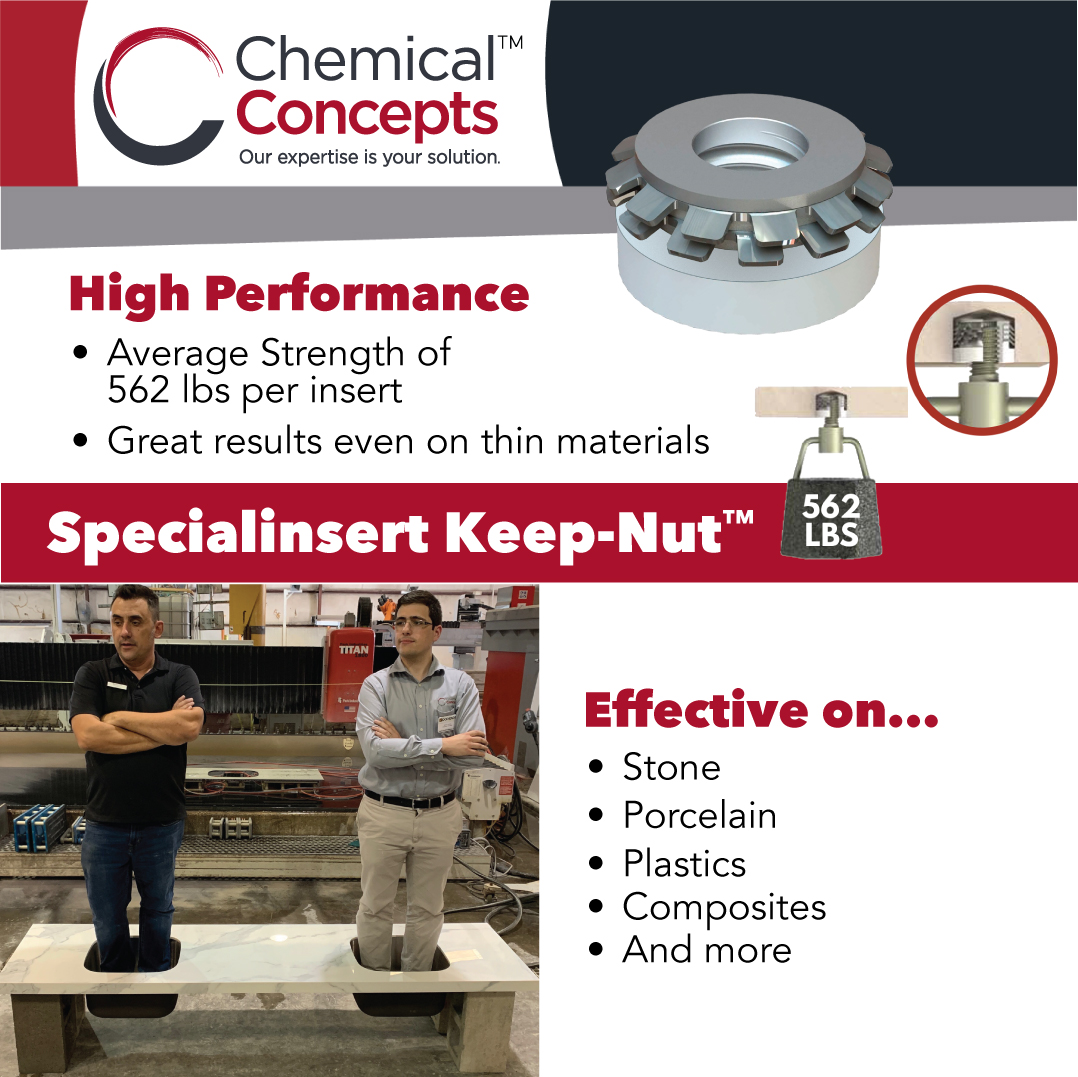 KEEPNUT™ By Special Insert 1/420 Thread Chemical Concepts