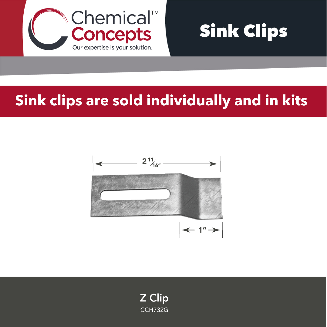 Undermount Sink Fastener Kit - Chemical Concepts