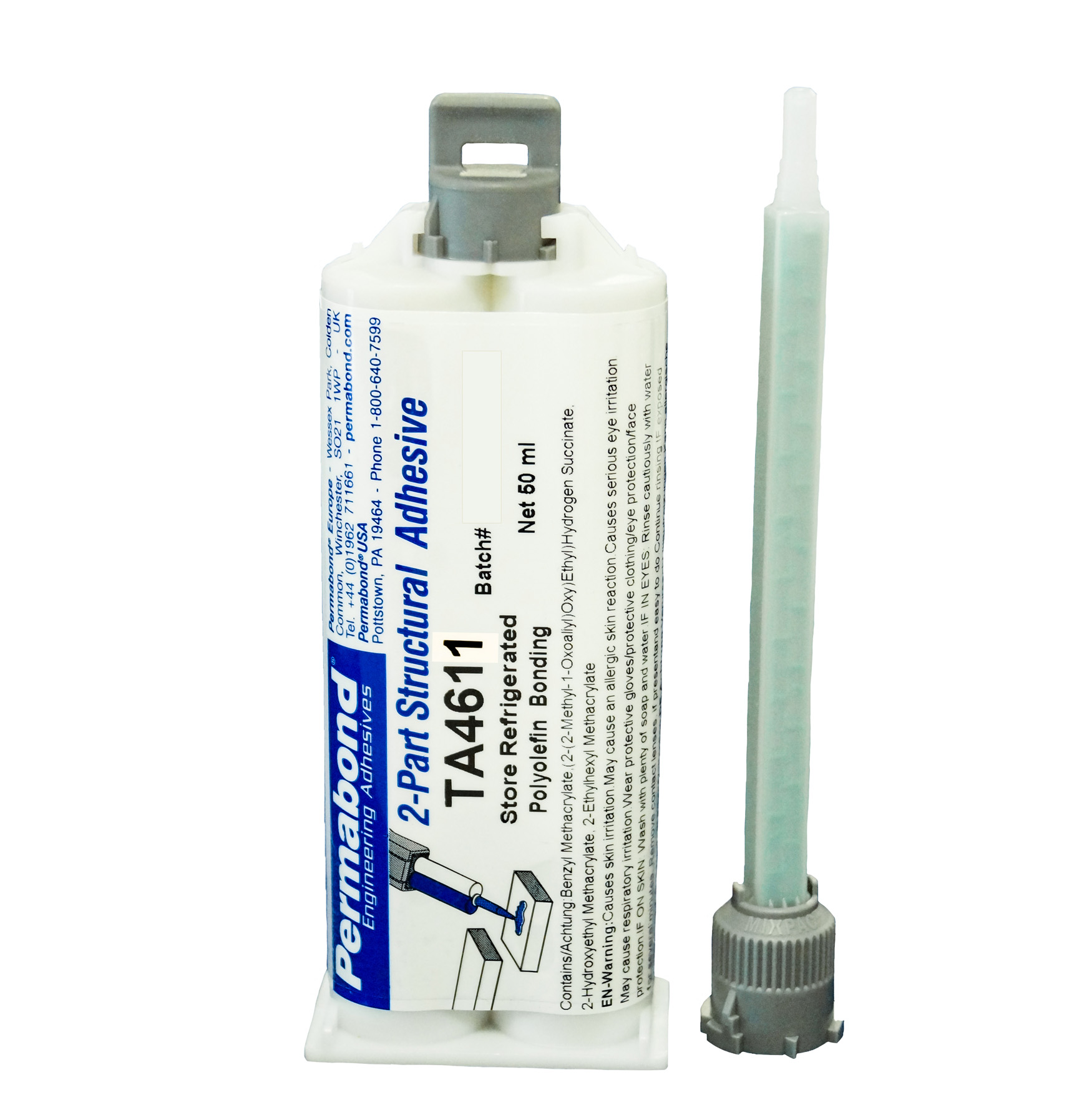 Permabond TA4611 Plastic Adhesive – Polypropylene, HDPE, PE