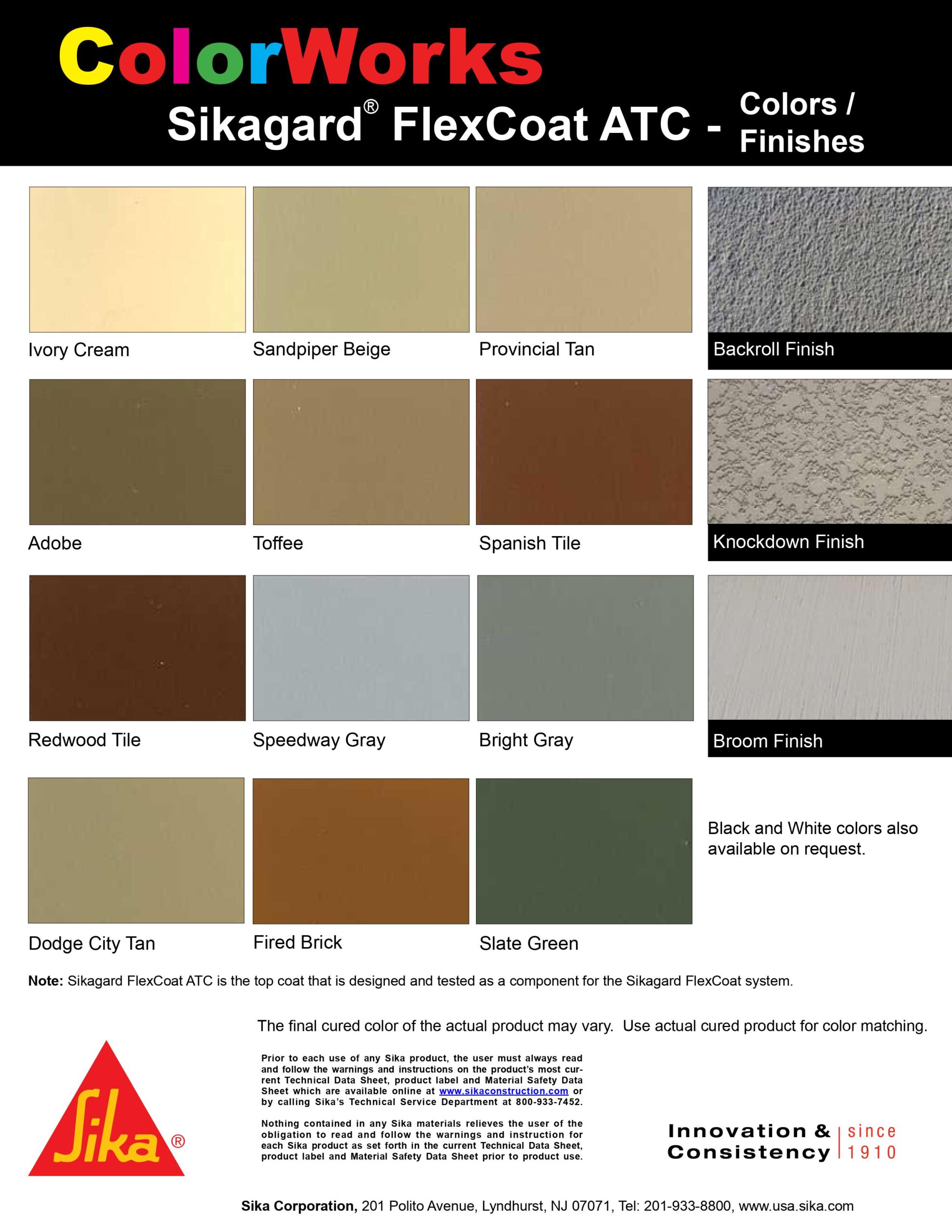 Sikagard FlexCoat ATC- Acrylic Top Coat