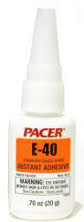 Pacer E-40 Instant Adhesive (30-70 cP)