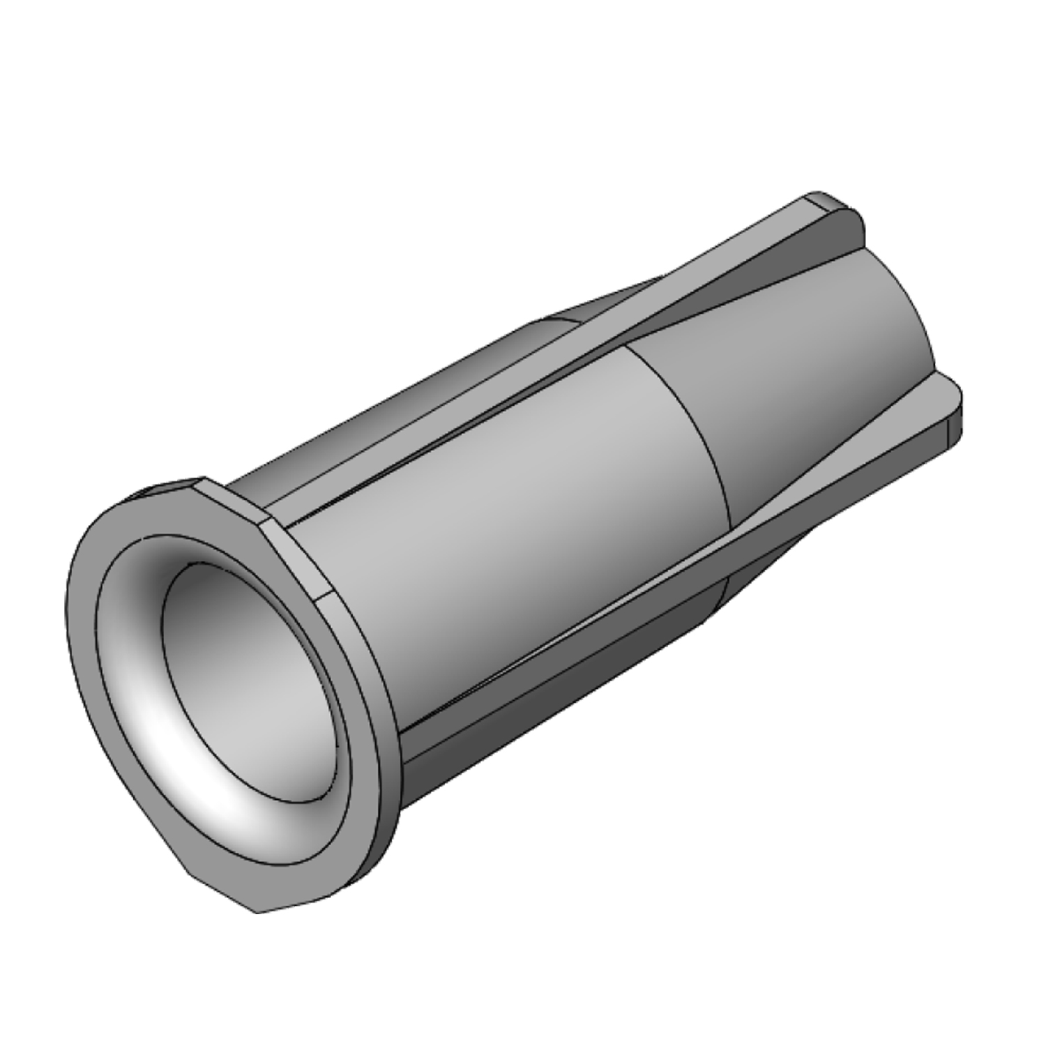 Techcon 400 Series Luer Lock Tip Cap, Black, Pack of 1000