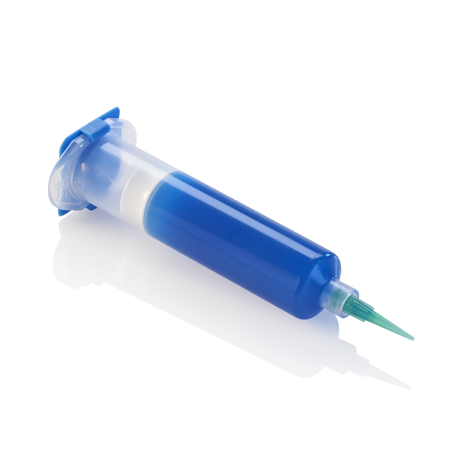 Techcon 700 Series 5cc Blue End Cap, 50 Pack
