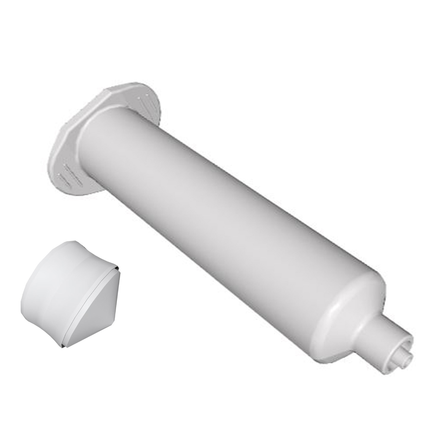 Techcon 700 Series 5cc Natural Barrel Kit With White Pistons, 50 Pack