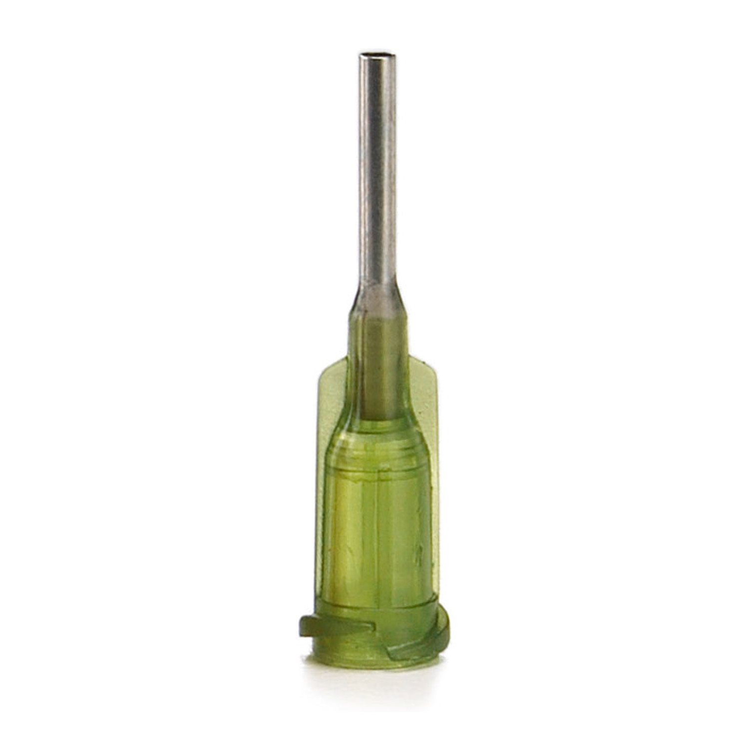 Techcon TE Series Dispensing Needle, 14 Gauge x 1-1/2 in, Olive (1000 Pack)
