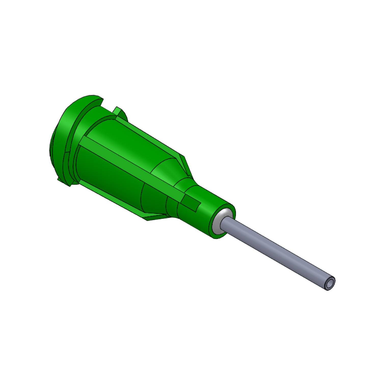 Techcon TE718050PK 18 Gauge Green Dispense Needle, 1/2 Inch, 50 Pack