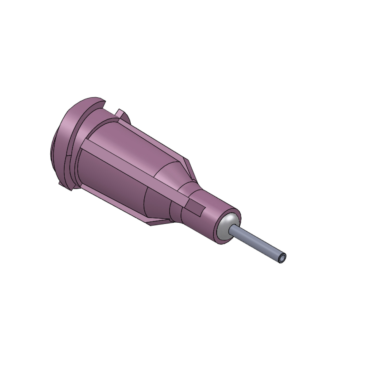 Techcon pink 20 gauge TE dispensing needle, 1/4 inch, 50 count
