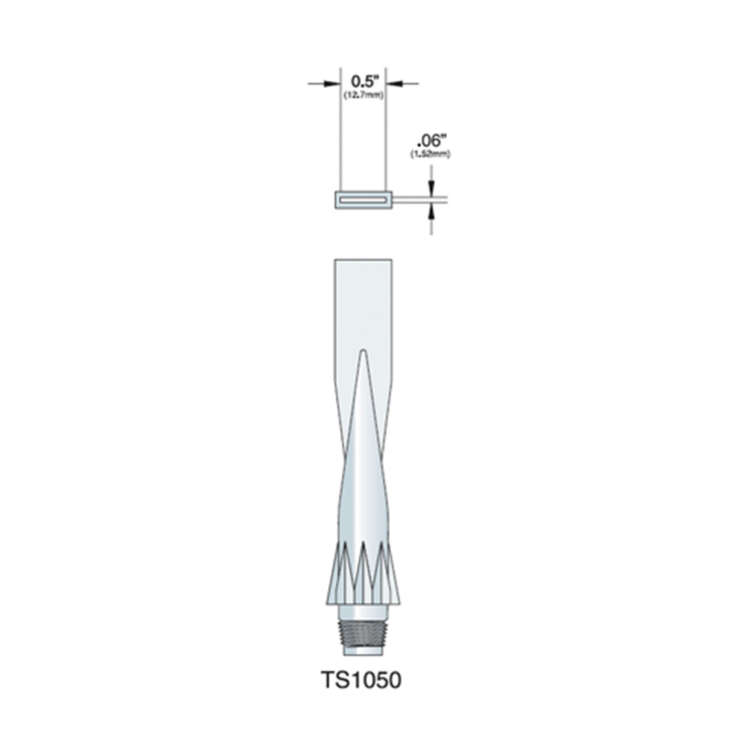 NOZZLE SPREADER 1/2" X 1/16" (QTY=50)