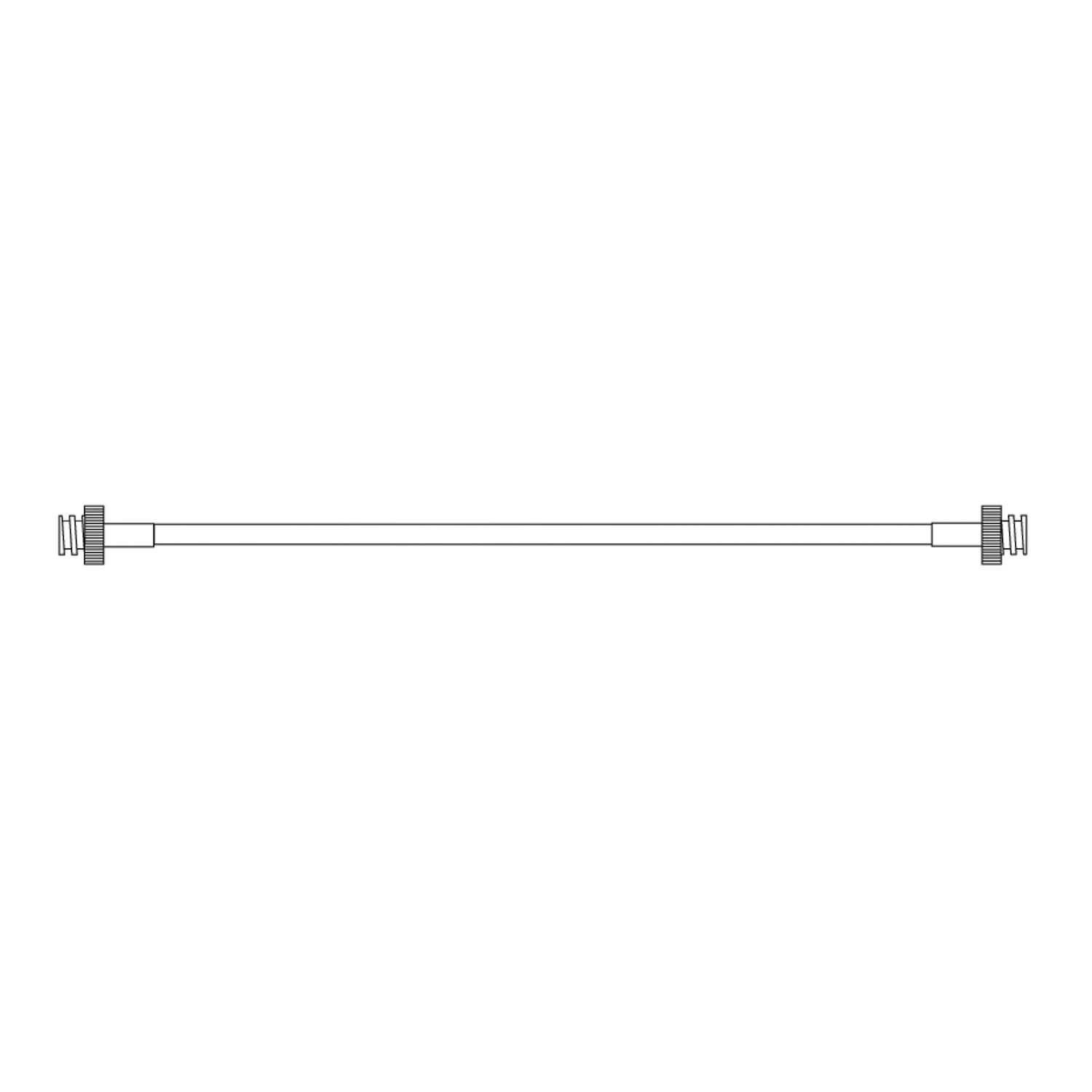 FLUID LINE ASSY, 0.100"ID X 36", F/F,(QTY=10)