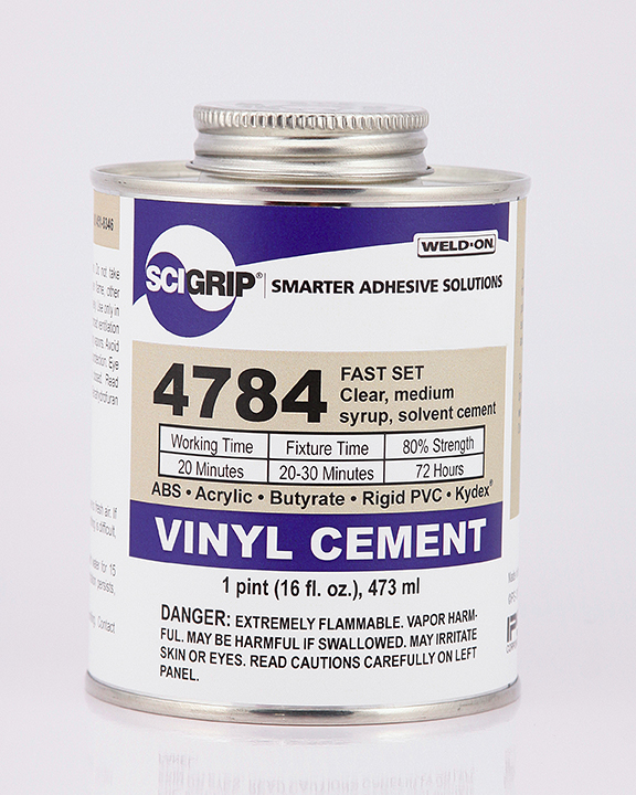 Weld-On 4784 Flexible Vinyl Cement