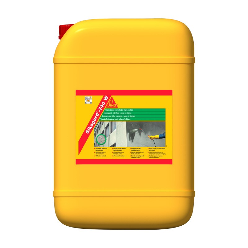 Sika Sikagard 740W Penetrating Water Repellent Sealer, 5 Gallon