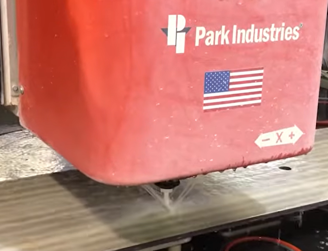 Drilling a hole in a countertop to receive a Keep-Nut anchor for undermount sink mounting