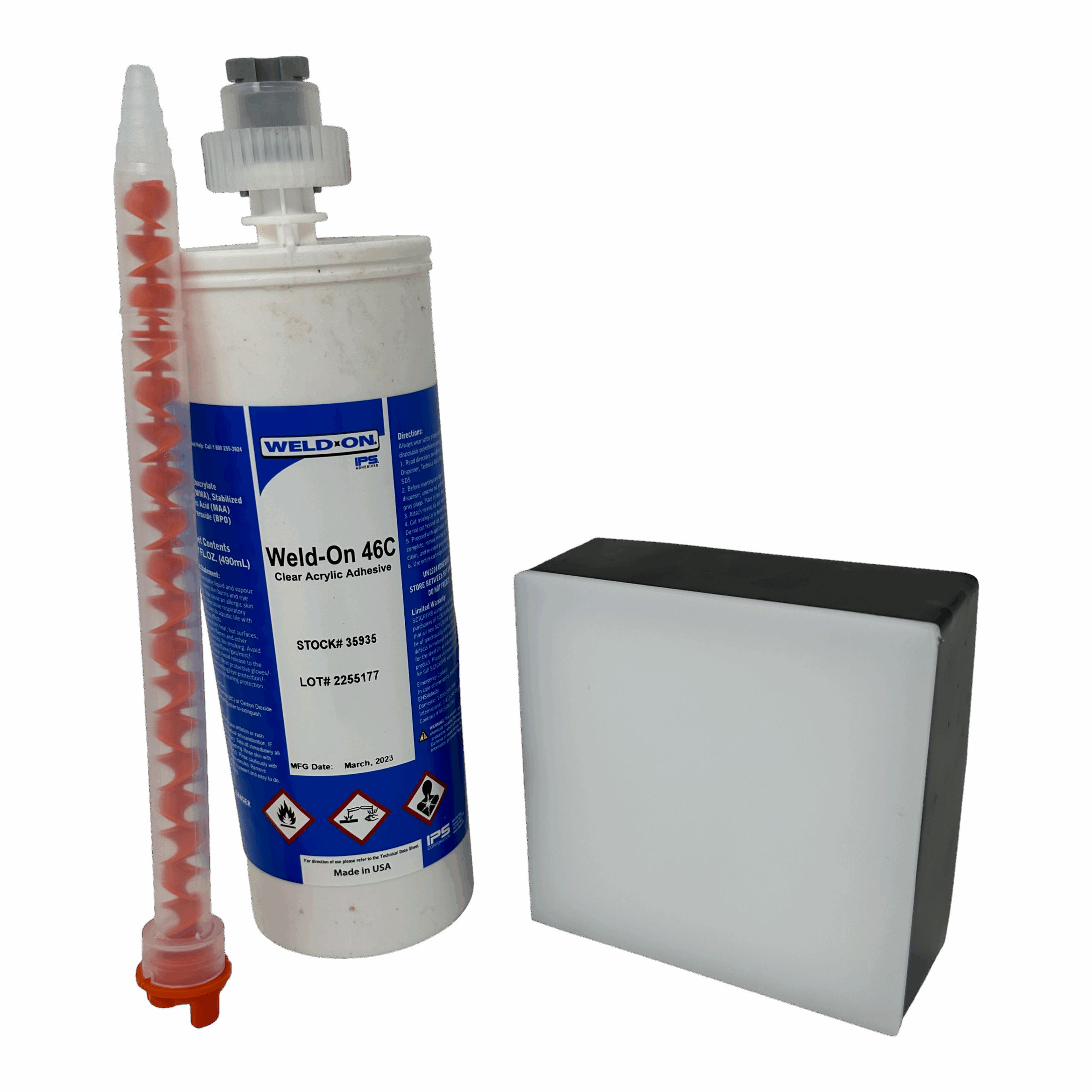 Weld-On® 46C Clear Structural Acrylic Adhesive