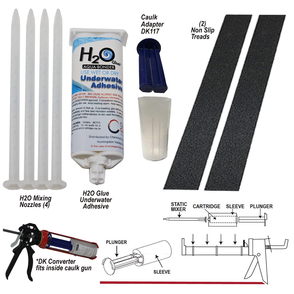 H2O Non-Slip Treads - 2" x 24"