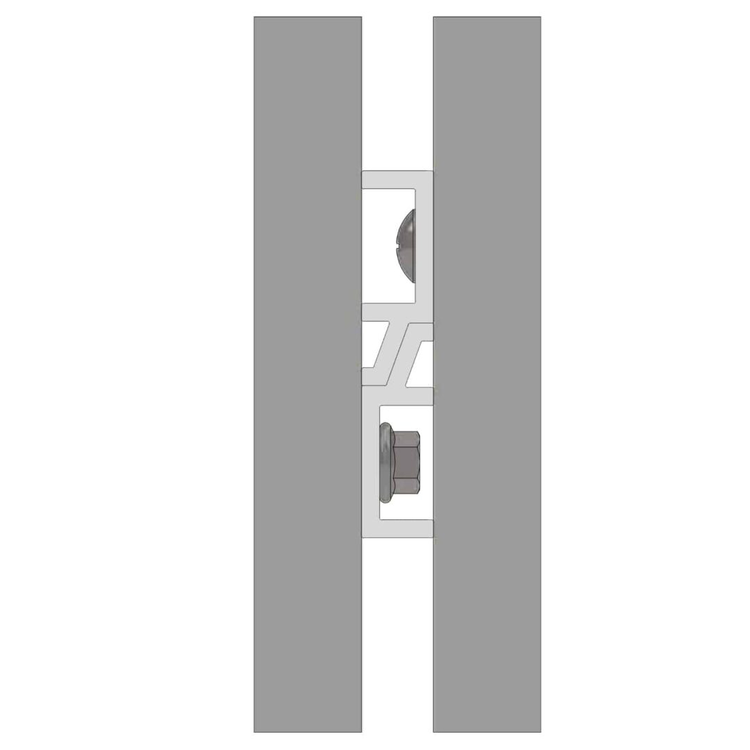 Monarch Metal MFSTR 050 Aluminum Z Clip, High Load Capacity, 2 Inch