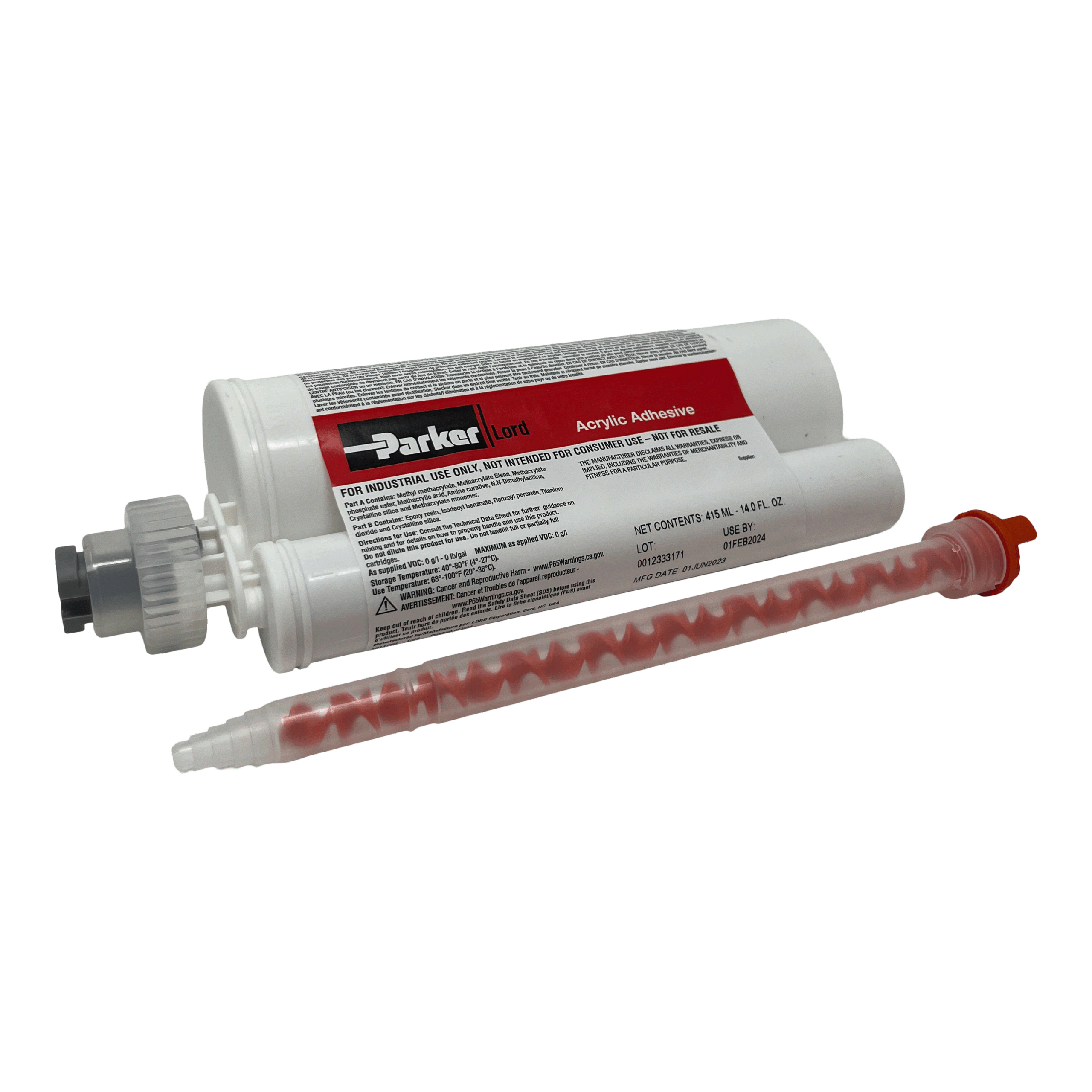LORD 410/19GB 415ml Cartridge (4:1) Acrylic Adhesive