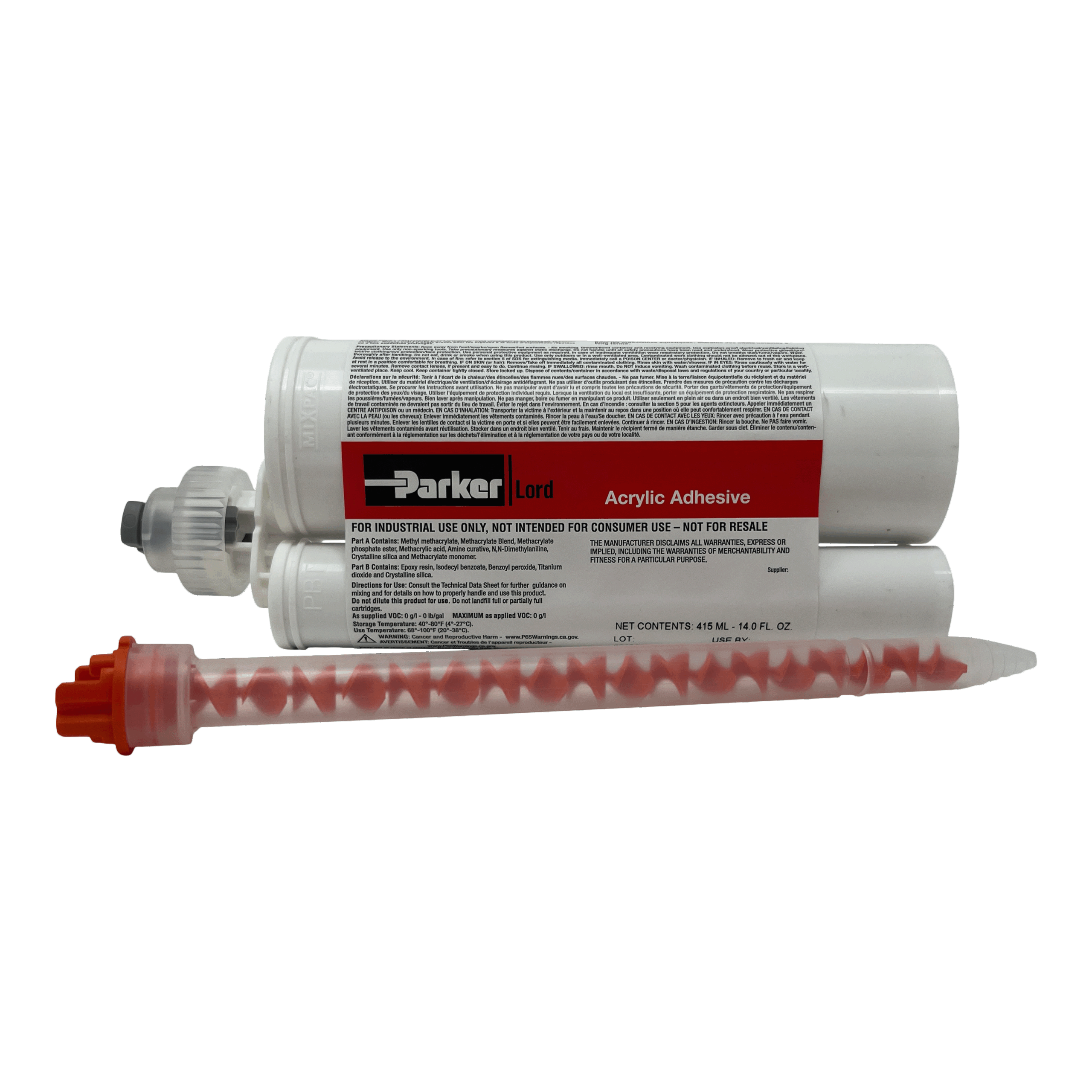 LORD 410/19GB 415ml Cartridge (4:1) Acrylic Adhesive