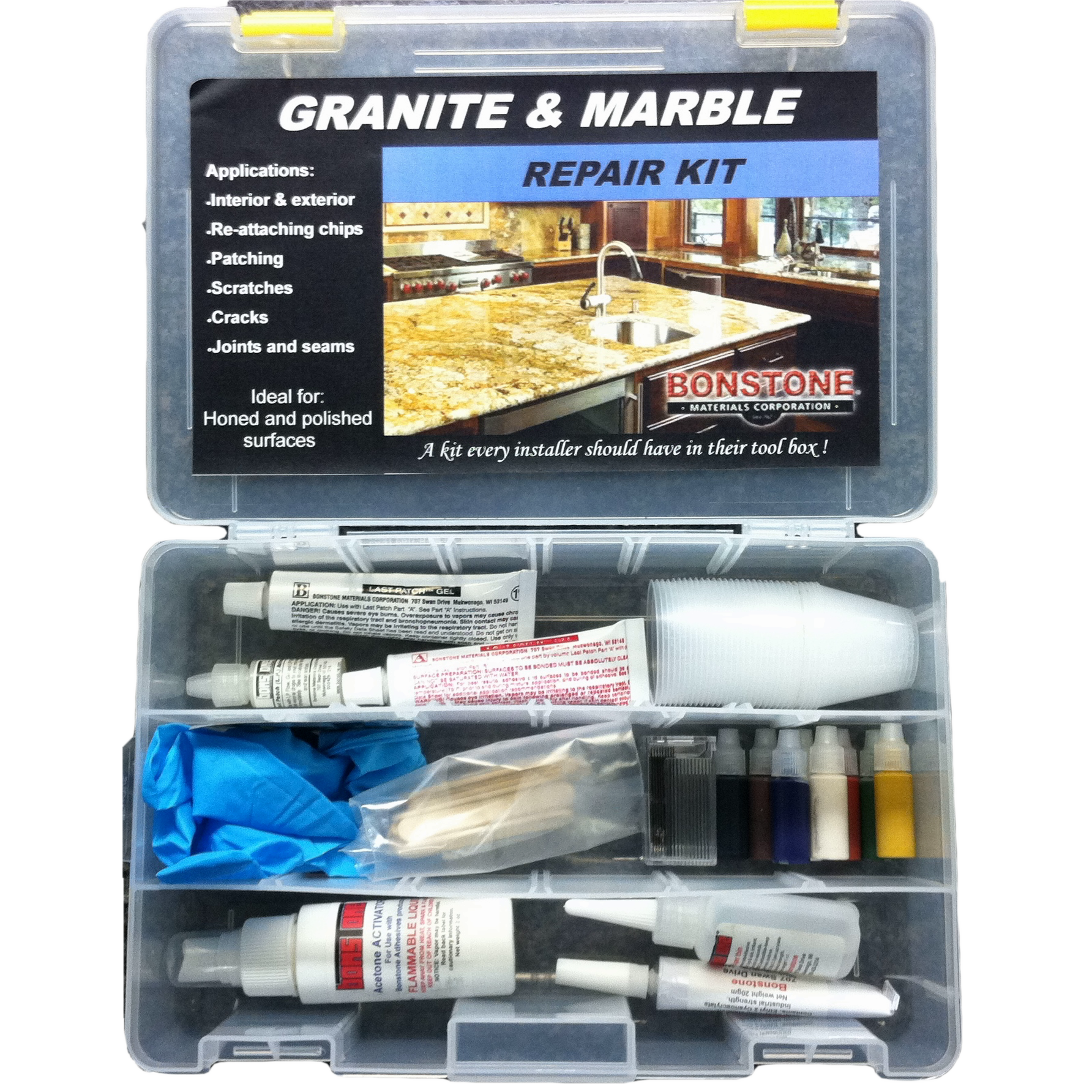 Quartz Countertop Chip Repair Kit. Marble and Granite Repair Kit.White -  Quic