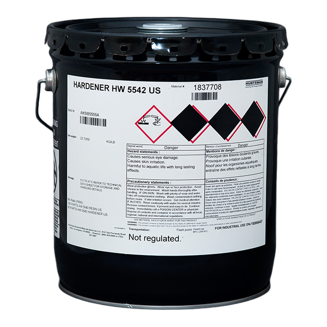 Huntsman Hardener HW 5542 US PL NAV00033 for Arathane AW 5540 50Lb
