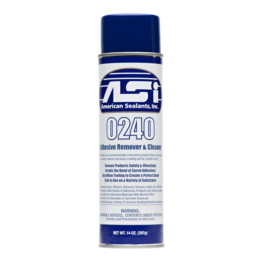 American Sealants ASI 0240 Adhesive Cleaner & Remover - 14 oz. net weight can