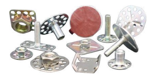 Adhesive bonding fasteners—studs, standoffs, cable tie mounts