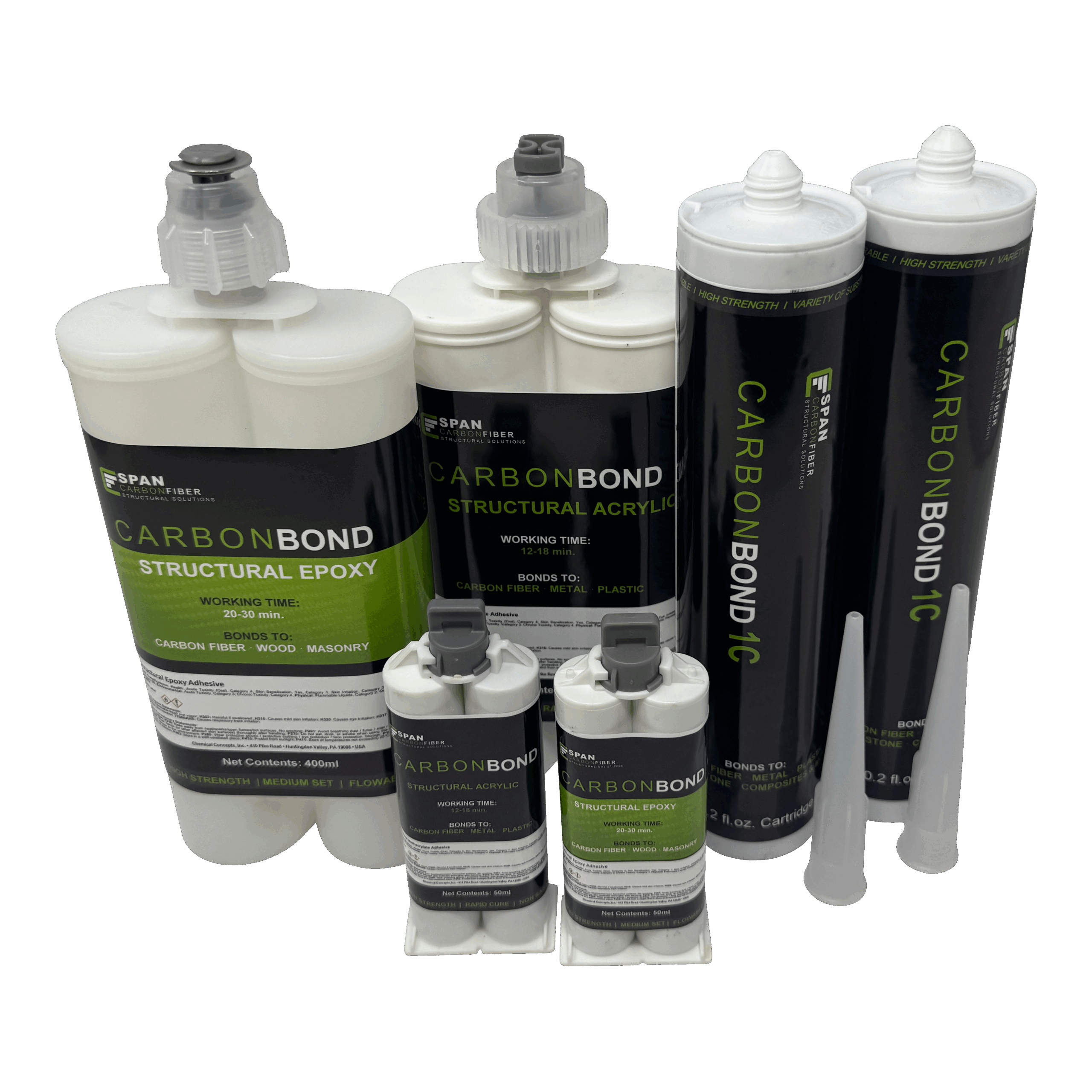 CarbonBond Structural Acrylic Adhesive - Black - 50ml